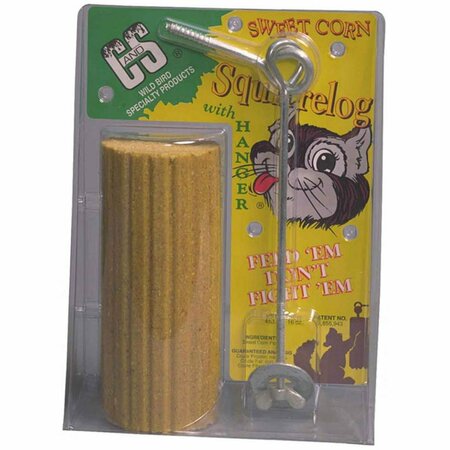 DARETOCARE Sweet Corn Squirrel Log with hanger DA3499497